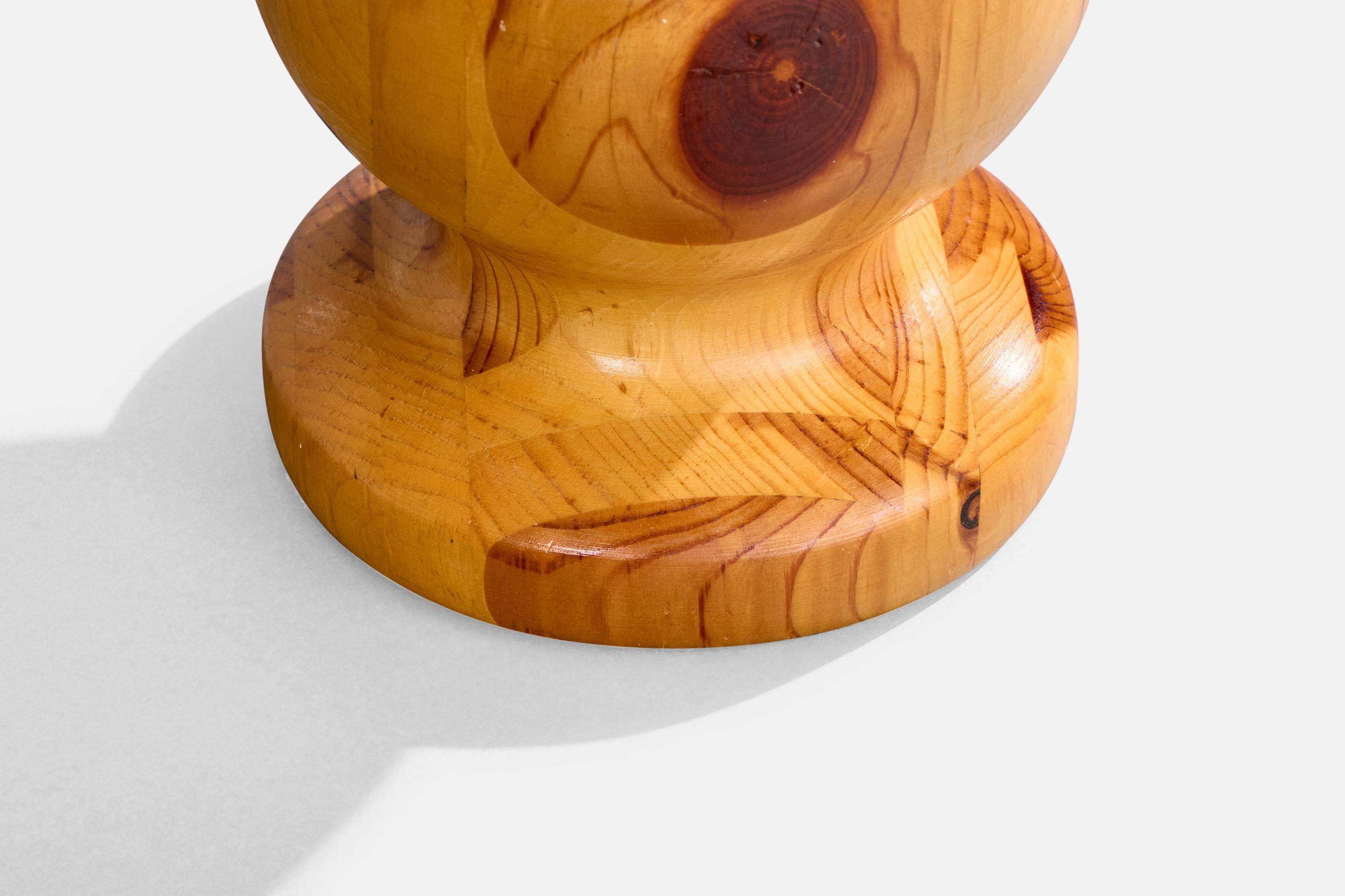 Designer américain, lampe de table, Hickory, États-Unis, années 1950 en vente 3