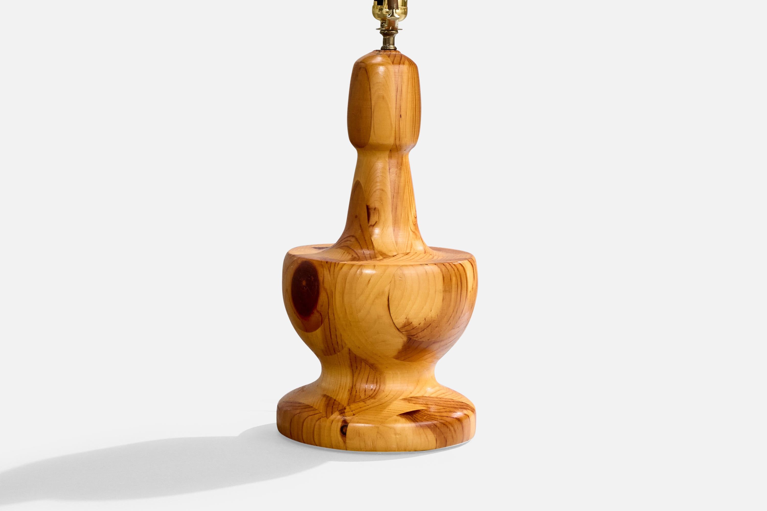 Designer américain, lampe de table, Hickory, États-Unis, années 1950 Bon état - En vente à High Point, NC