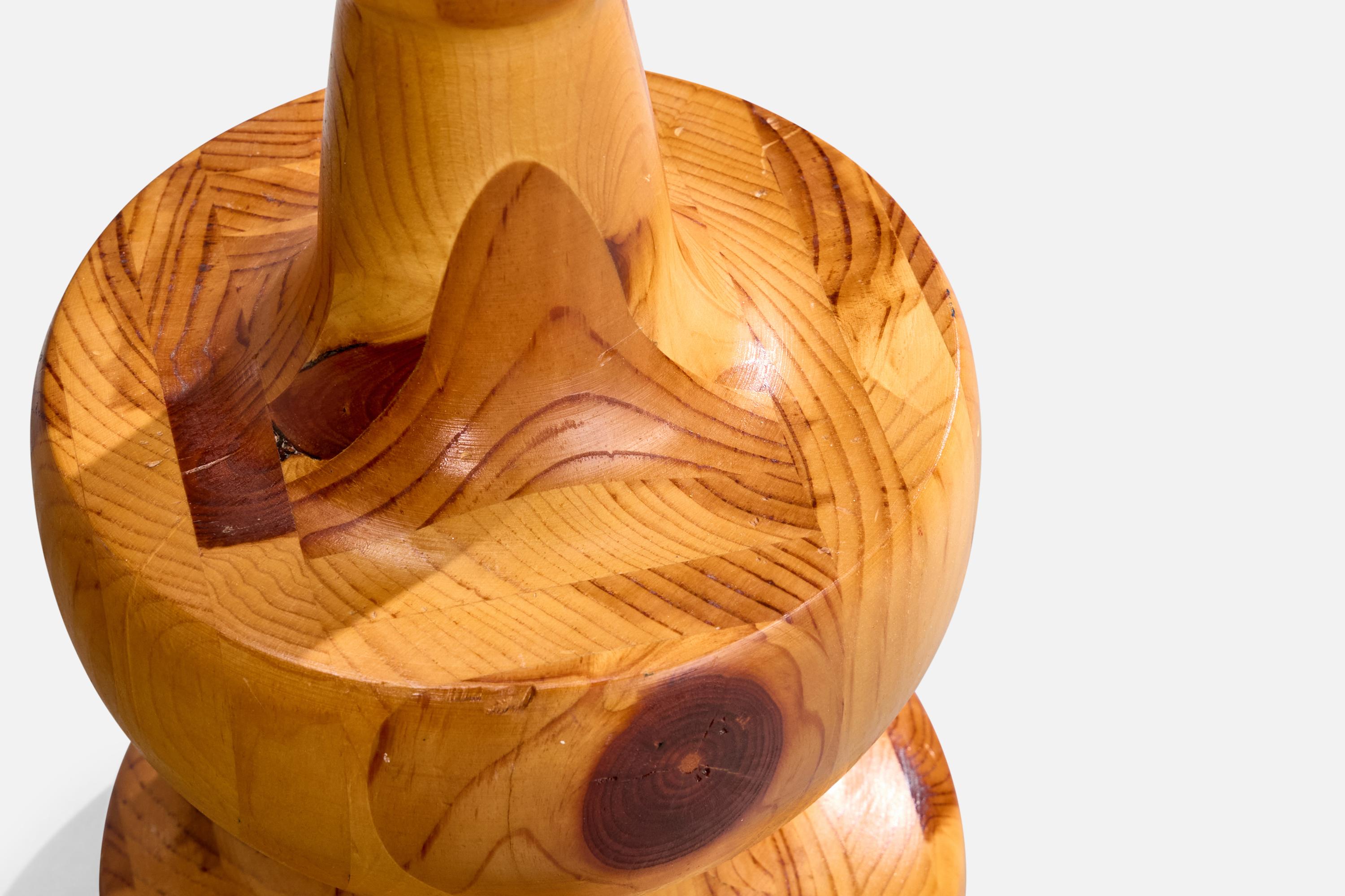 Designer américain, lampe de table, Hickory, États-Unis, années 1950 en vente 1