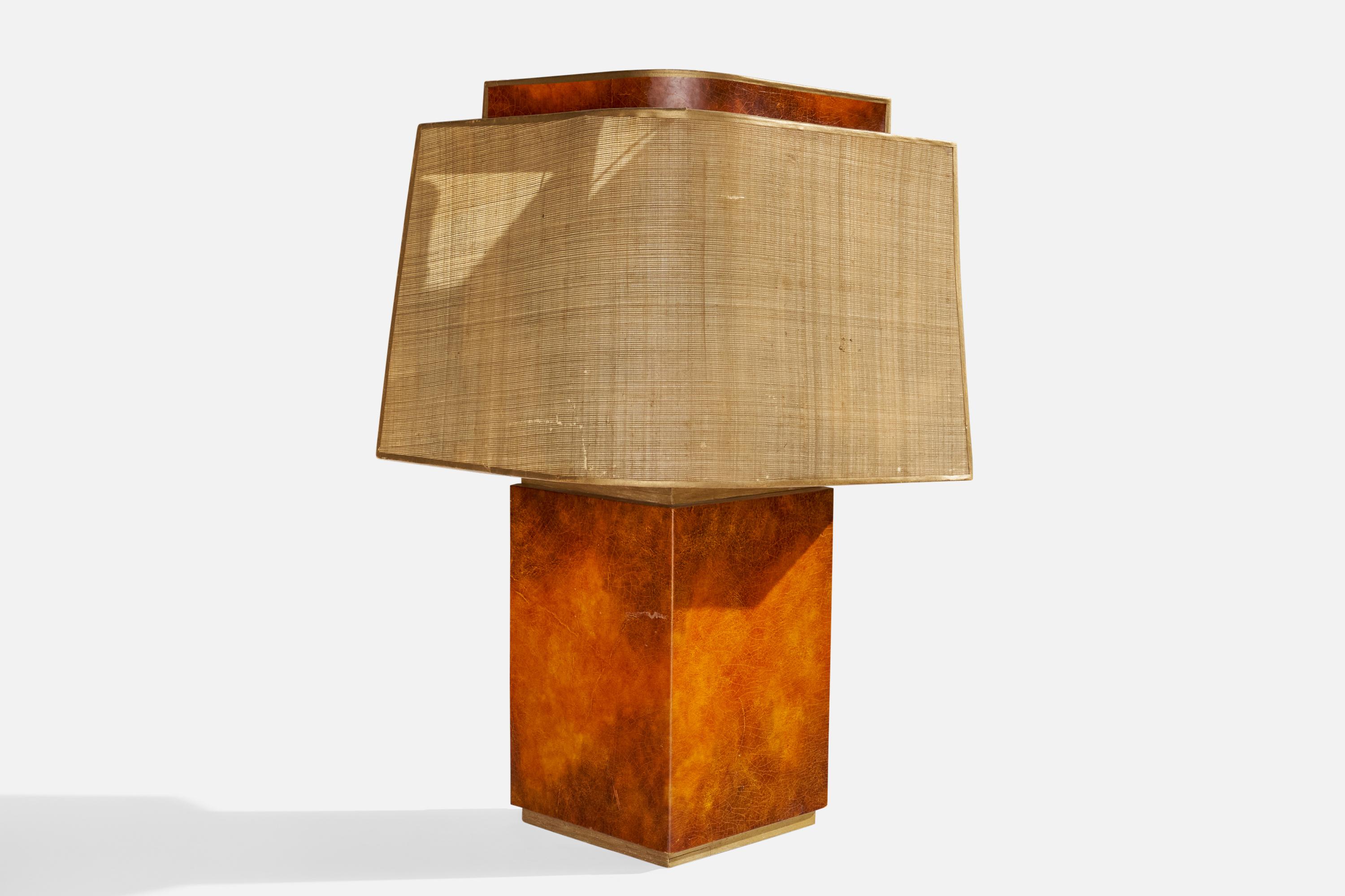 American Designer, Table Lamp, Wood, Raffia, Fiberglass, USA, 1950s In Good Condition For Sale In High Point, NC