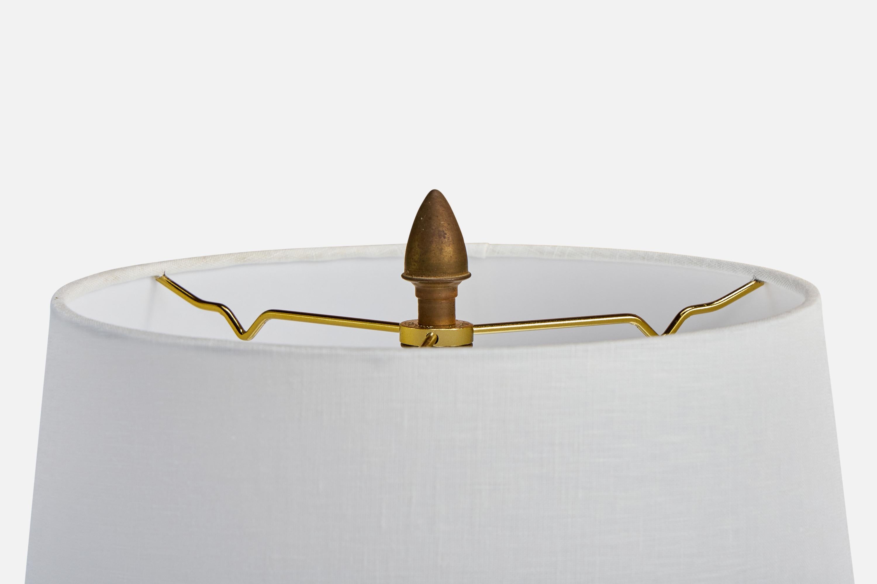 Amerikanischer Designer, Tischlampen, Messing, Metall, USA, 1950er Jahre (Mitte des 20. Jahrhunderts) im Angebot