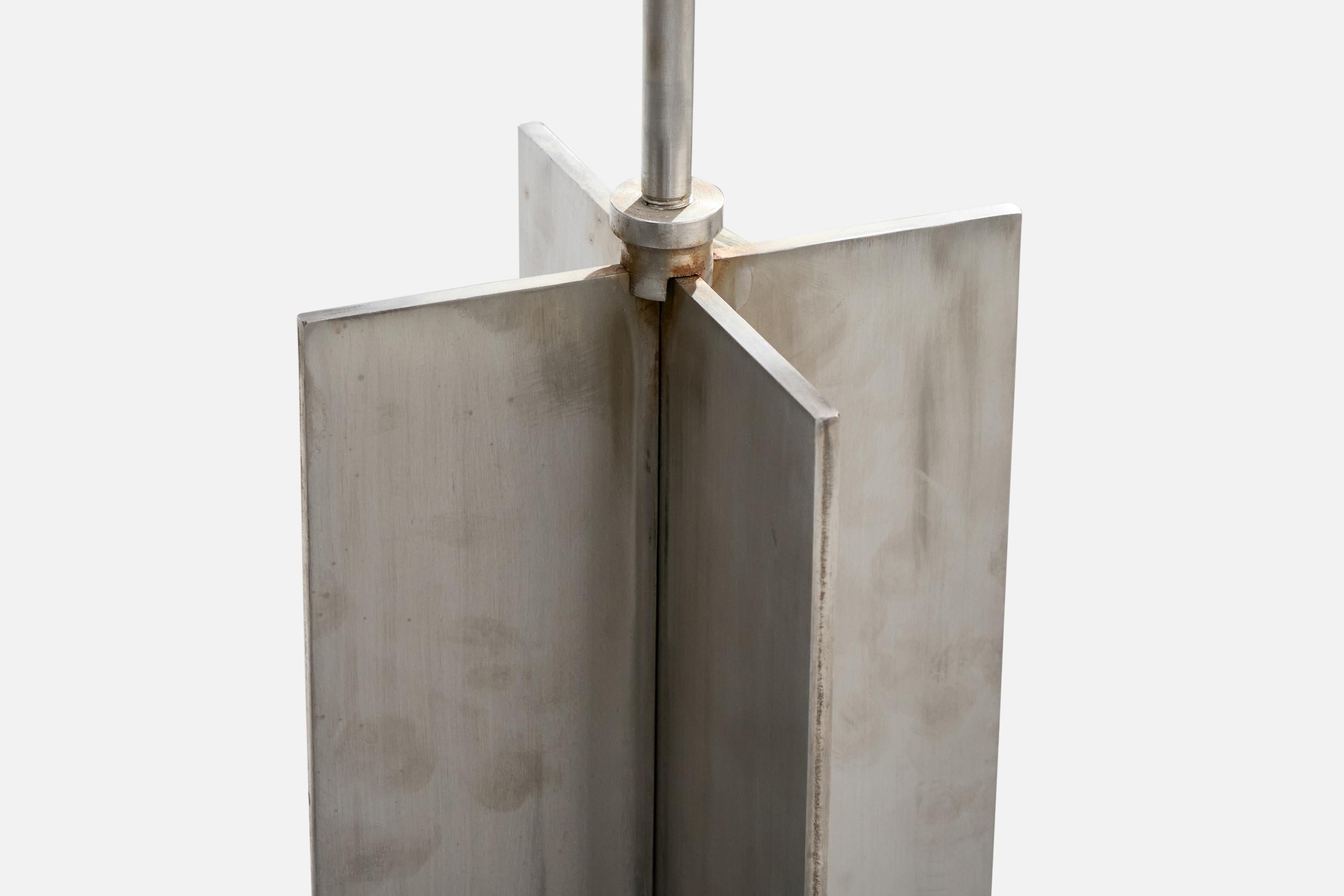 American Designer, Table Lamps, Steel, USA, 1960s For Sale 1