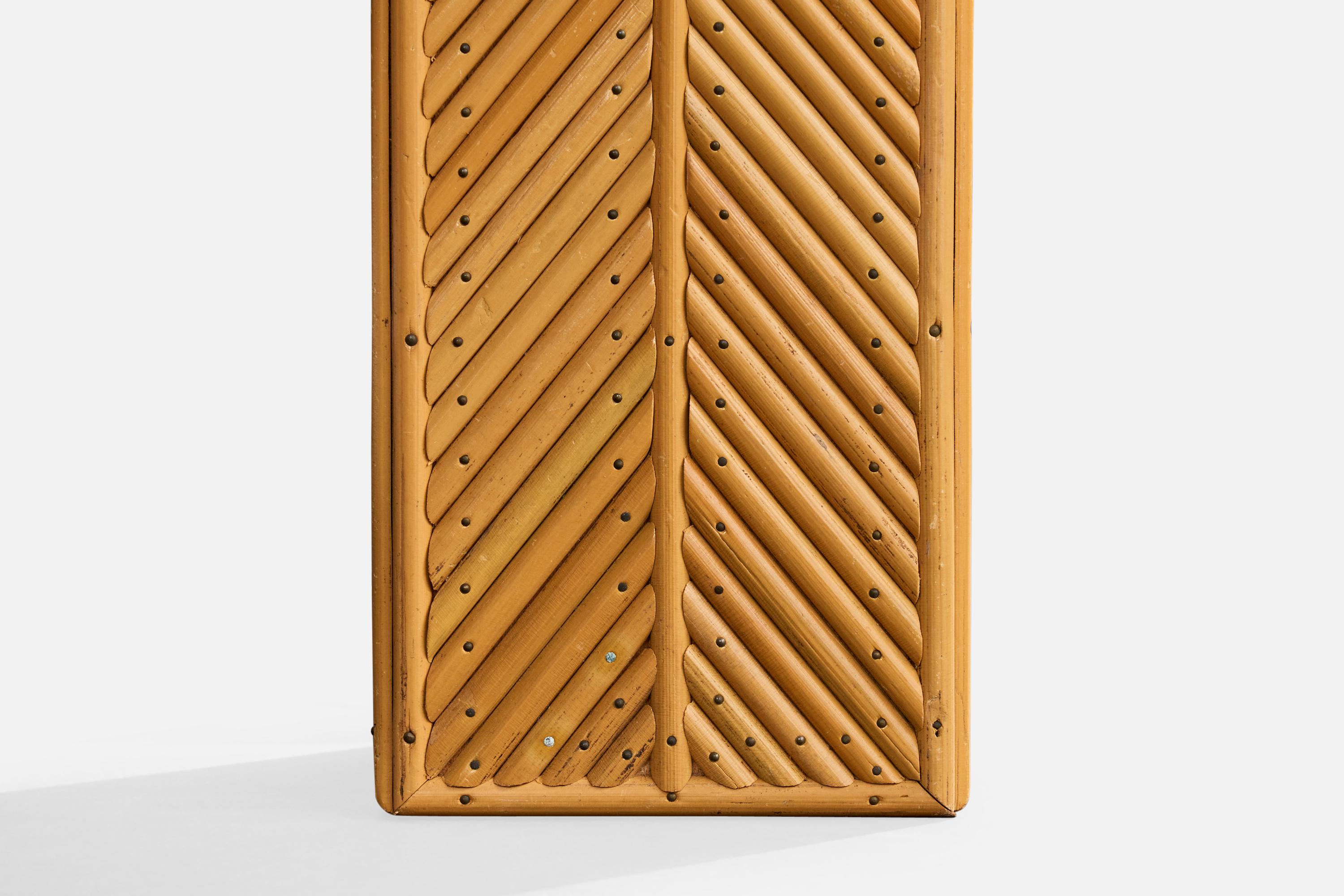 Designer americano, Lampade da tavolo, Wood, Ottone, USA, anni '50 in vendita 5