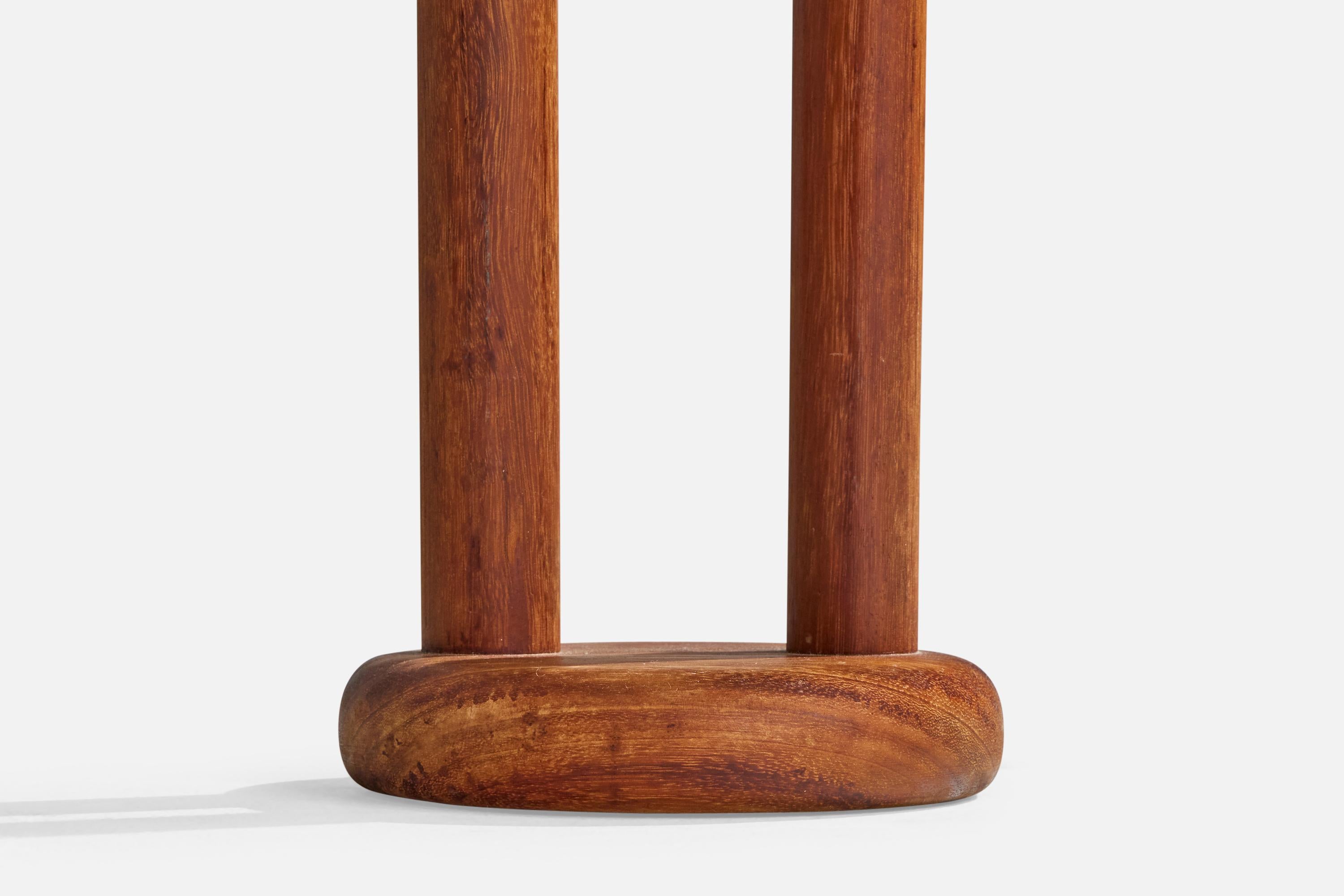 American Designer, Table Lamps, Wood, Paper, USA, 1950s For Sale 5