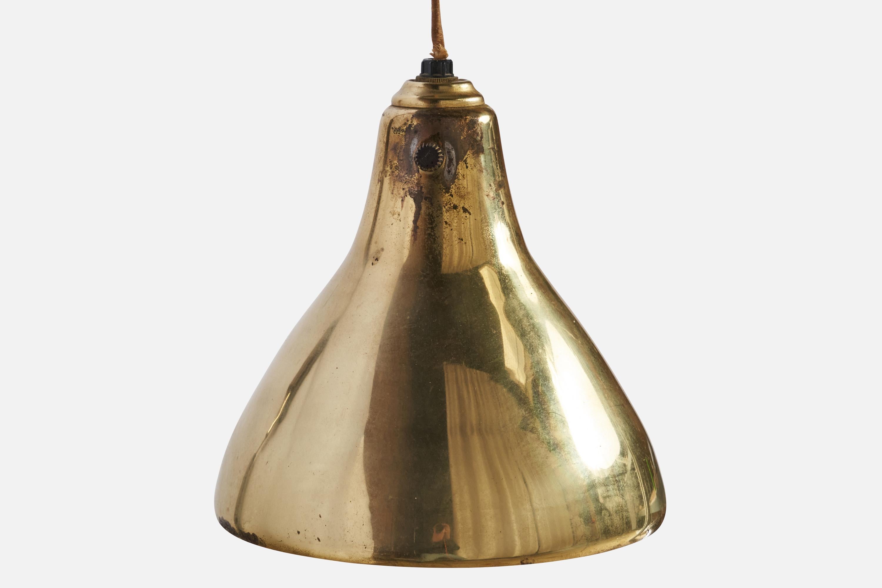 American Designer, Wall Light, Brass, Metal, USA, 1950s For Sale 3