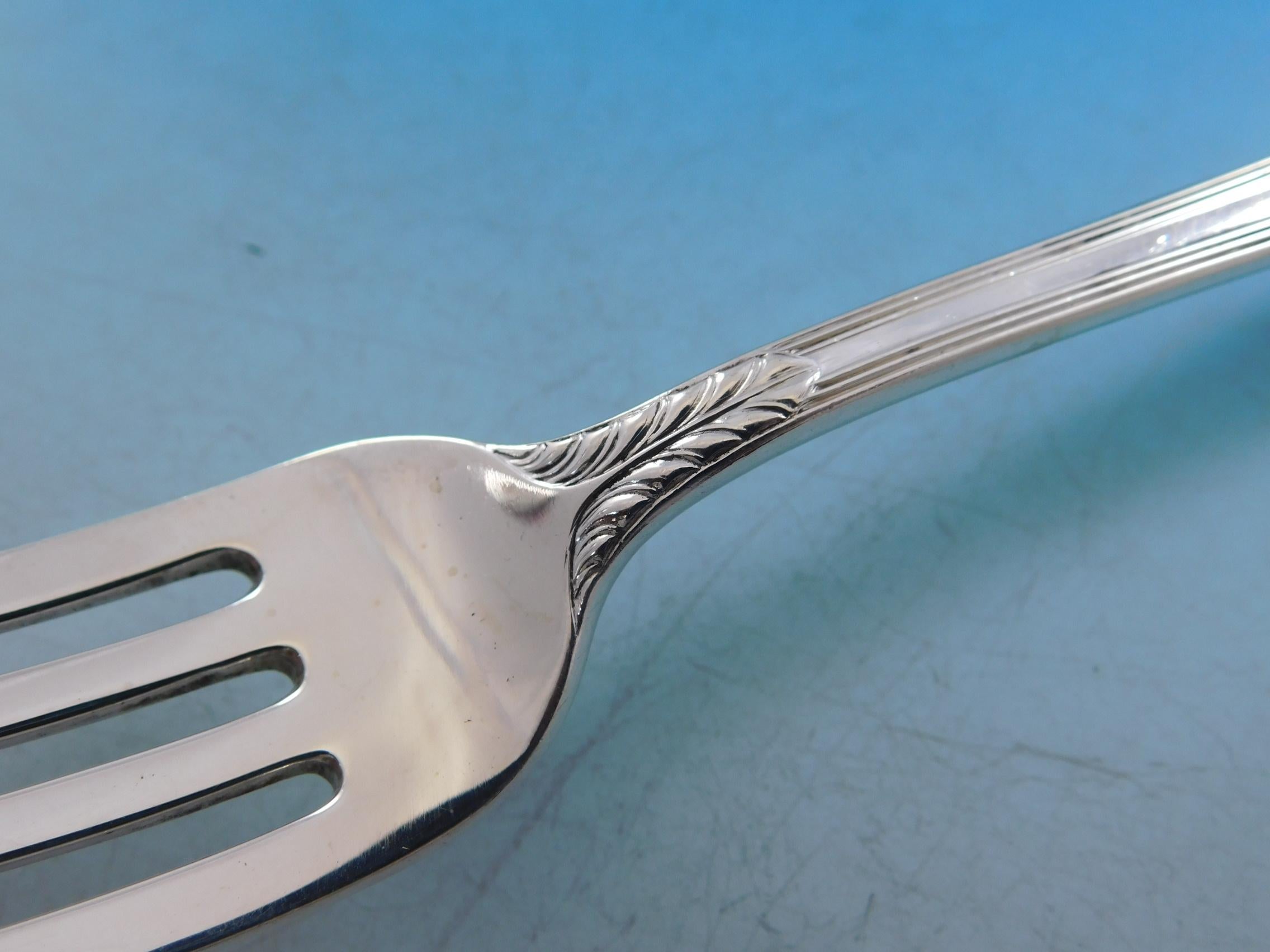 American Directoire by Lunt Sterling Silver Flatware Set 12 Service 94 Pcs Deco In Excellent Condition In Big Bend, WI