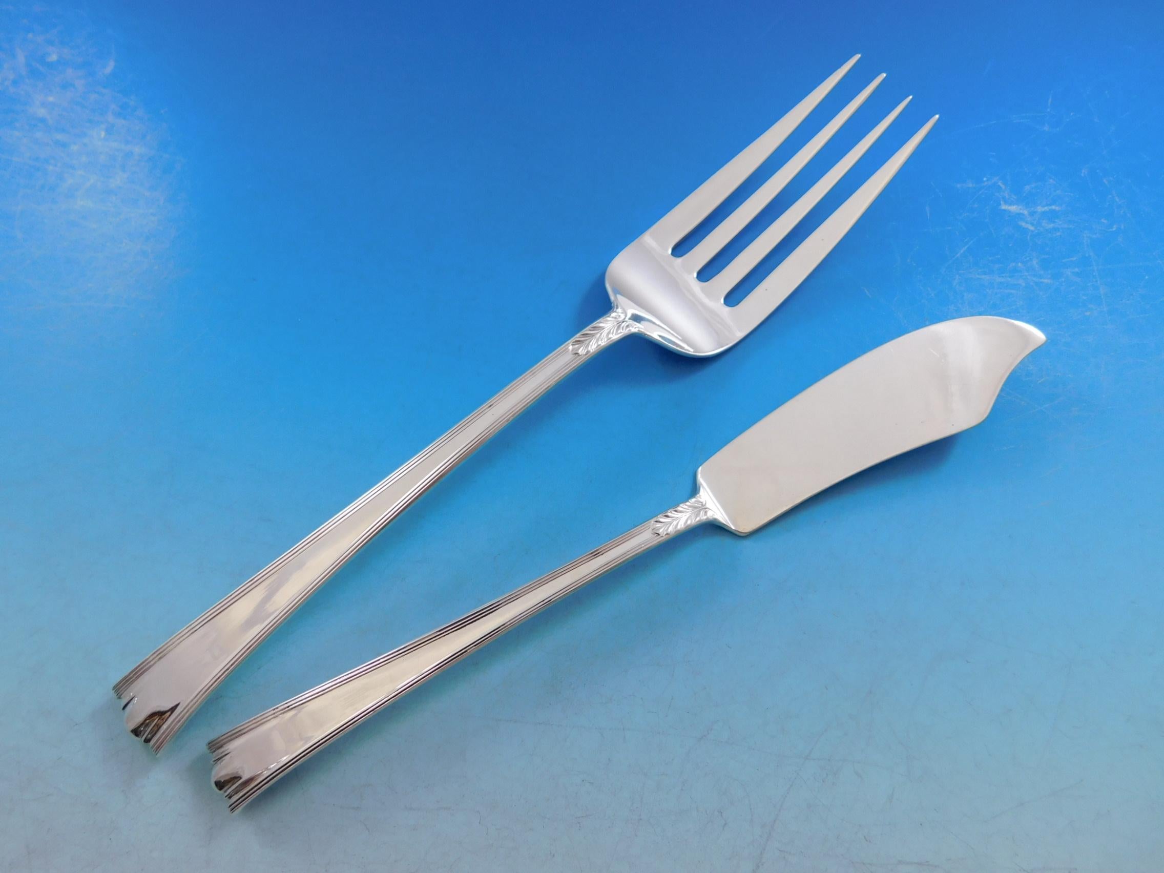 American Directoire by Lunt Sterling Silver Flatware Set 12 Service 94 Pcs Deco 3