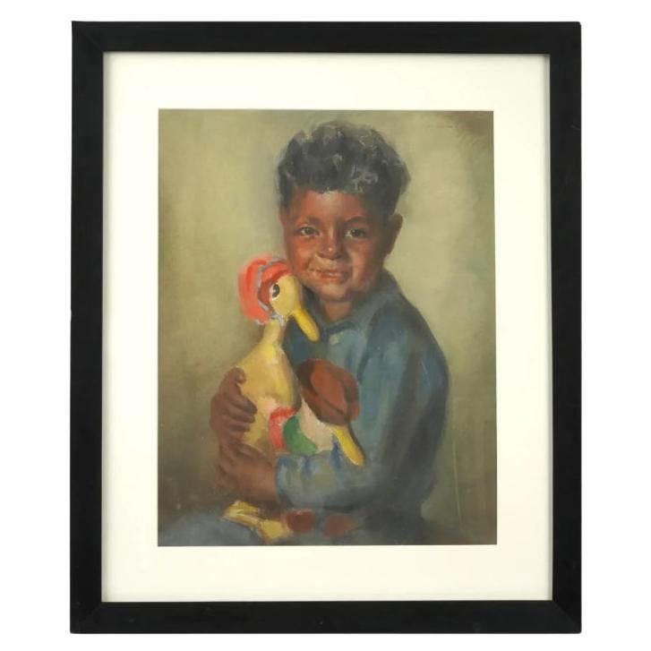 American Double Sided Oil Paintings By John Rich