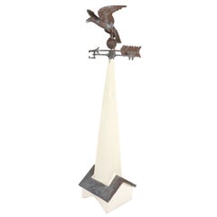 Vintage American Eagle Weather-Vane on Wood Spire