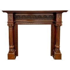 American Early 19th Century Fireplace Surround