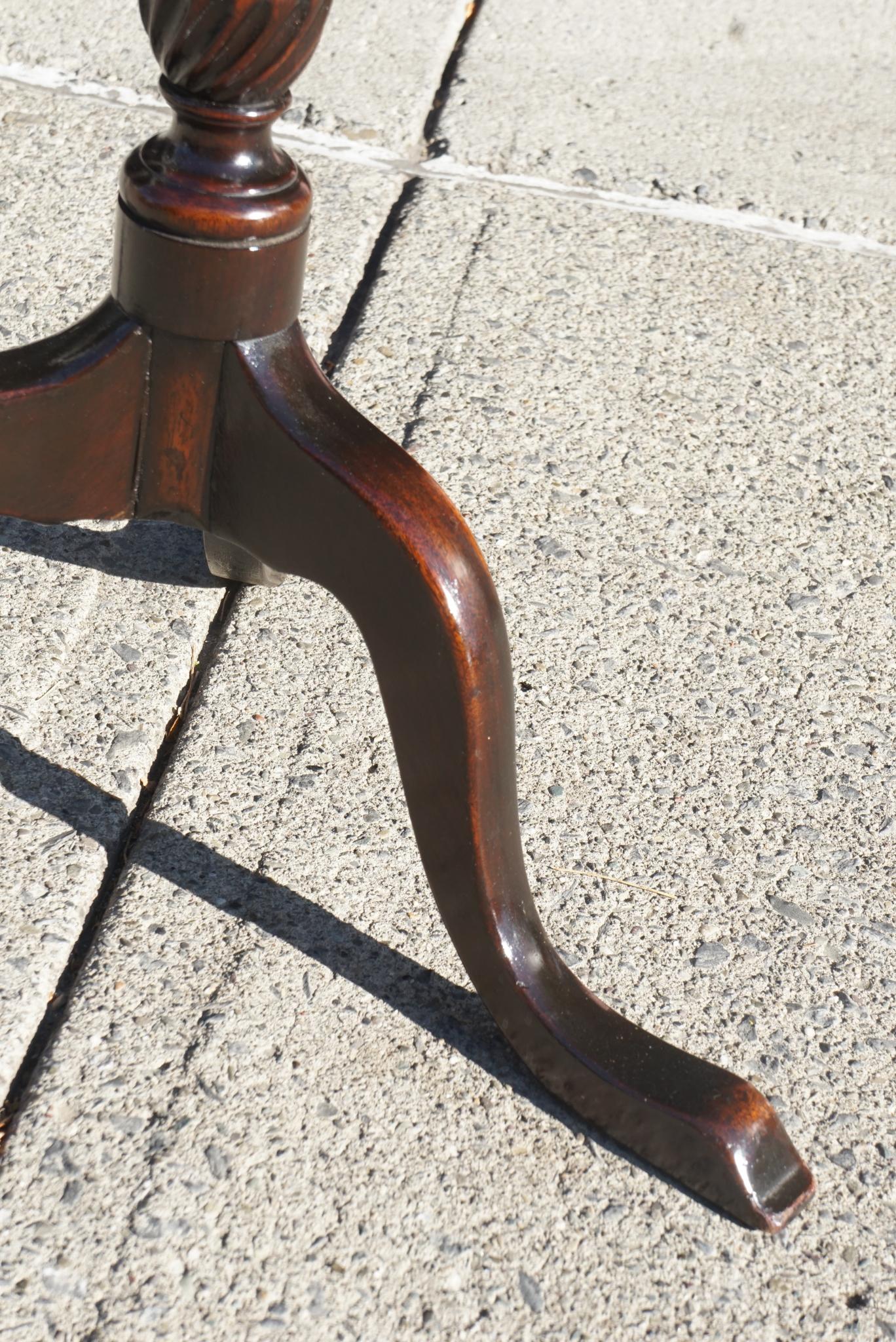 American Edwardian Mahogany Plant Stand in the George III Style by Beacon Hill 3