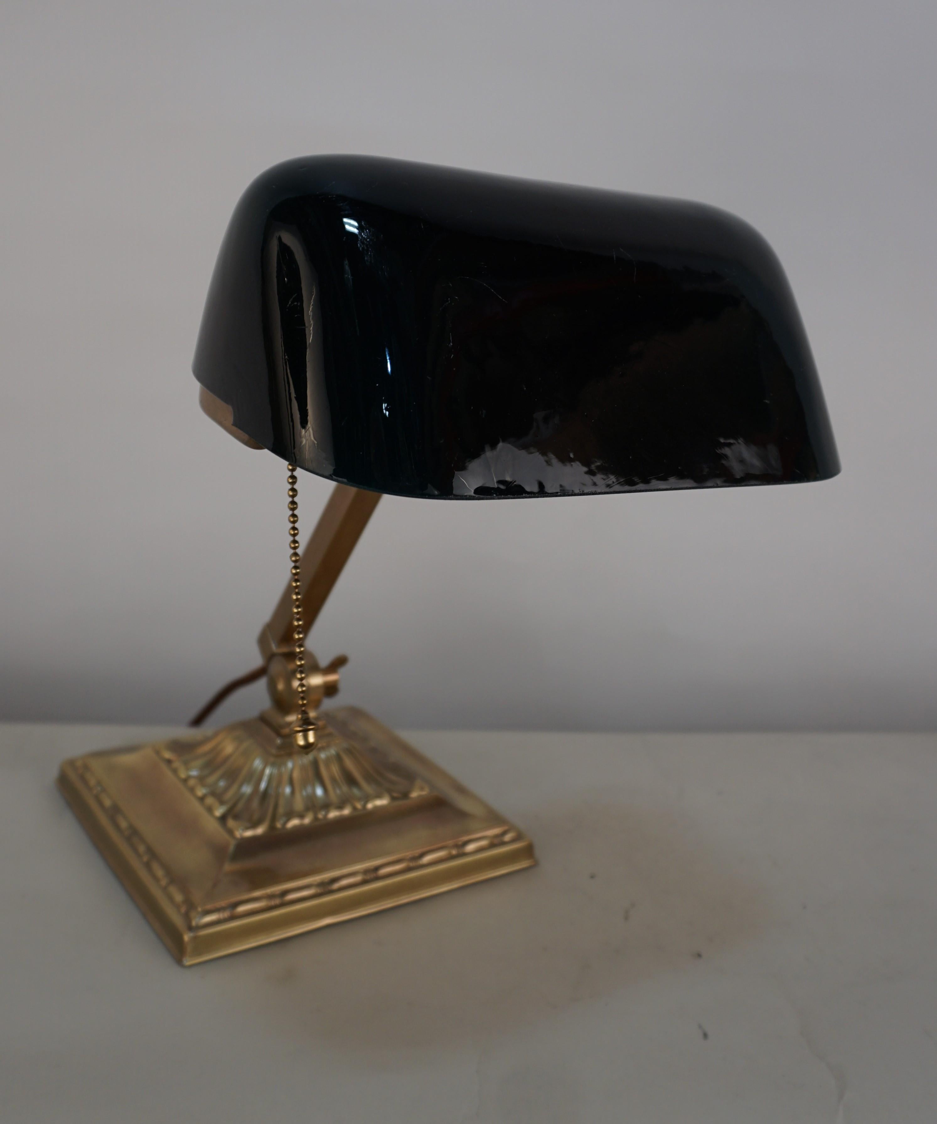 American Emeralite Bankers desk lamp 3