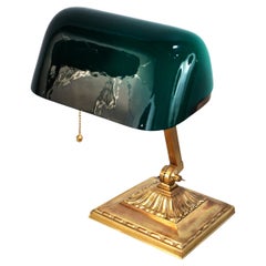 American Emeralite Bankers desk lamp