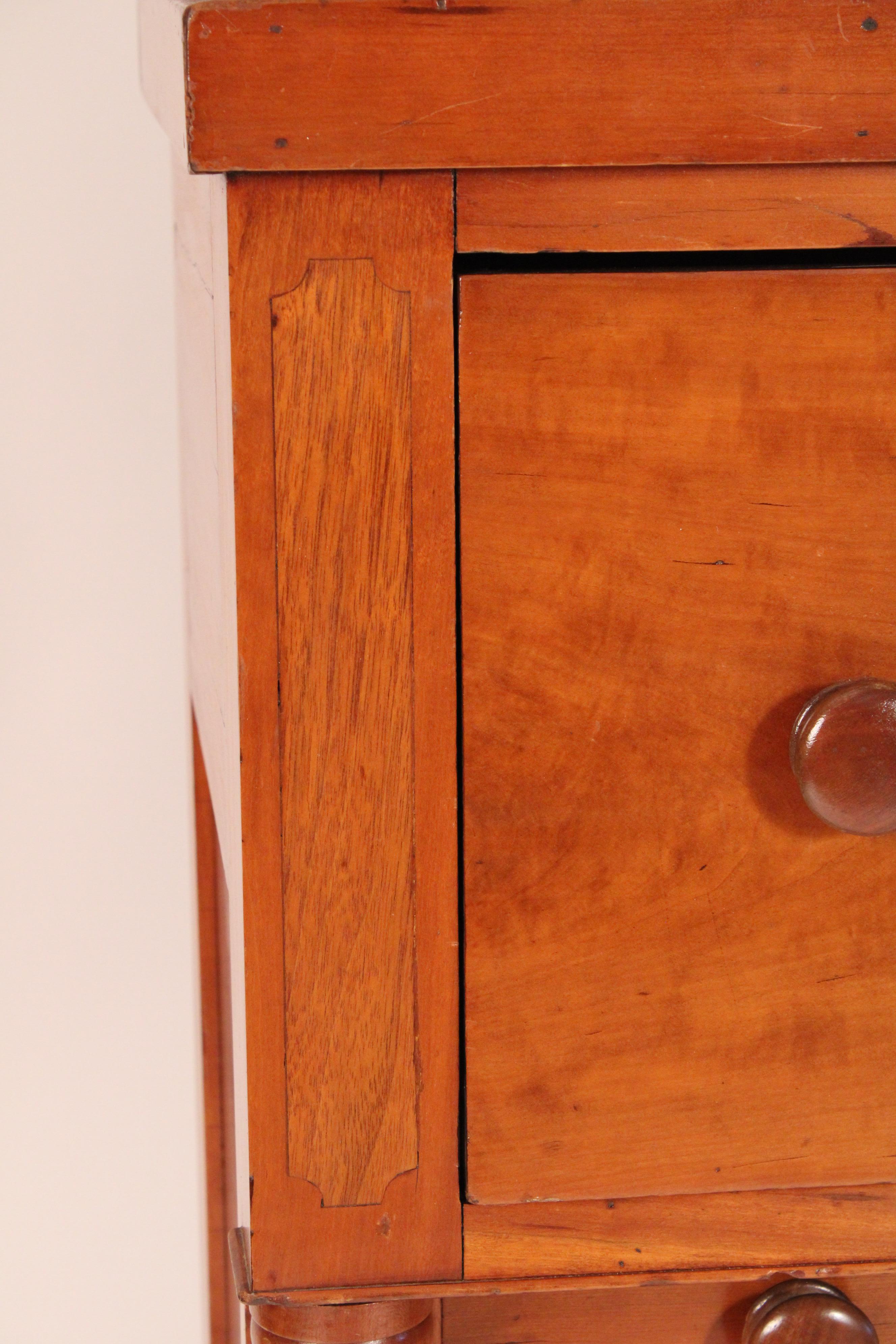 Commode American Empire en bois de cerisier en vente 2