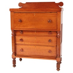 American Empire Cherry Wood Chest of Drawers