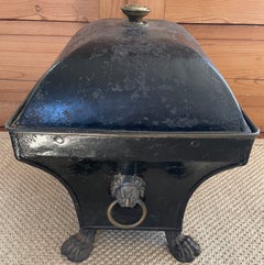 American Empire Tole Planter Jardiniere Coal Box
