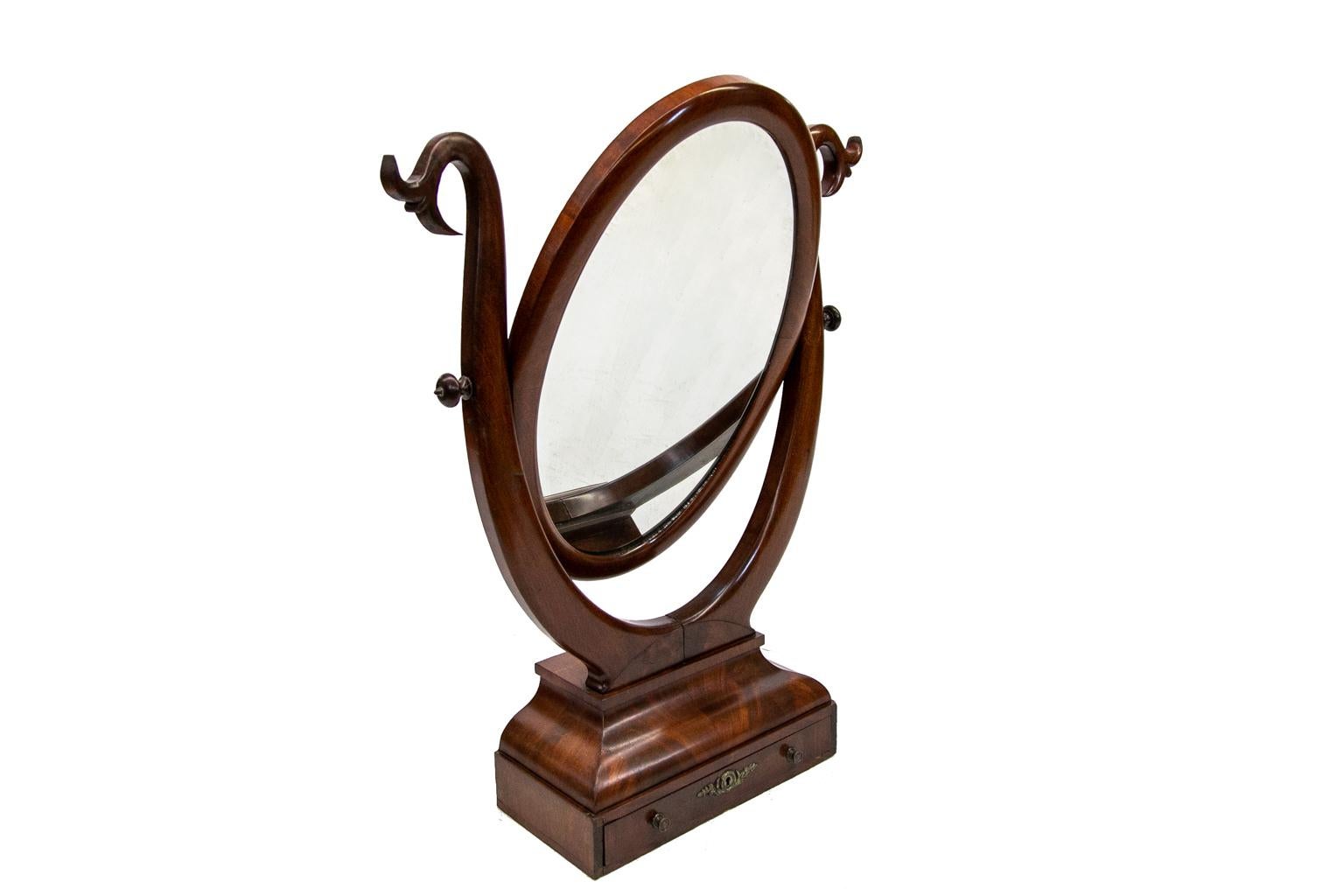 Mid-19th Century American Empire Dressing Mirror For Sale