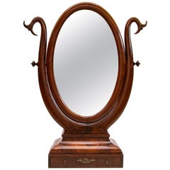 Antique American Empire Dressing Mirror