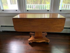 American Empire Drop Leaf Table, c. 1880 by S. K. Pierce & Son, Co.