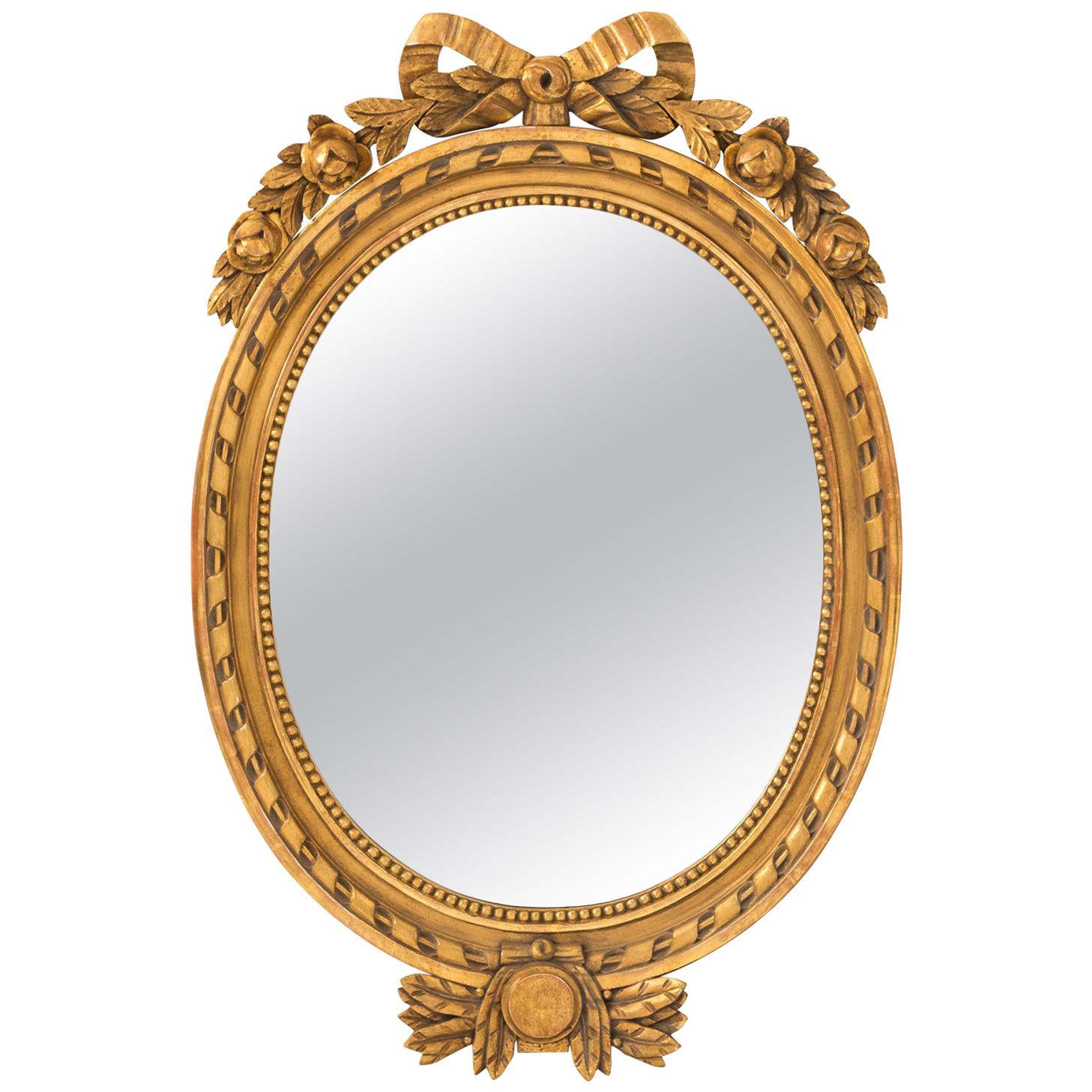 American Empire Gilded Mirror, circa 1890 For Sale