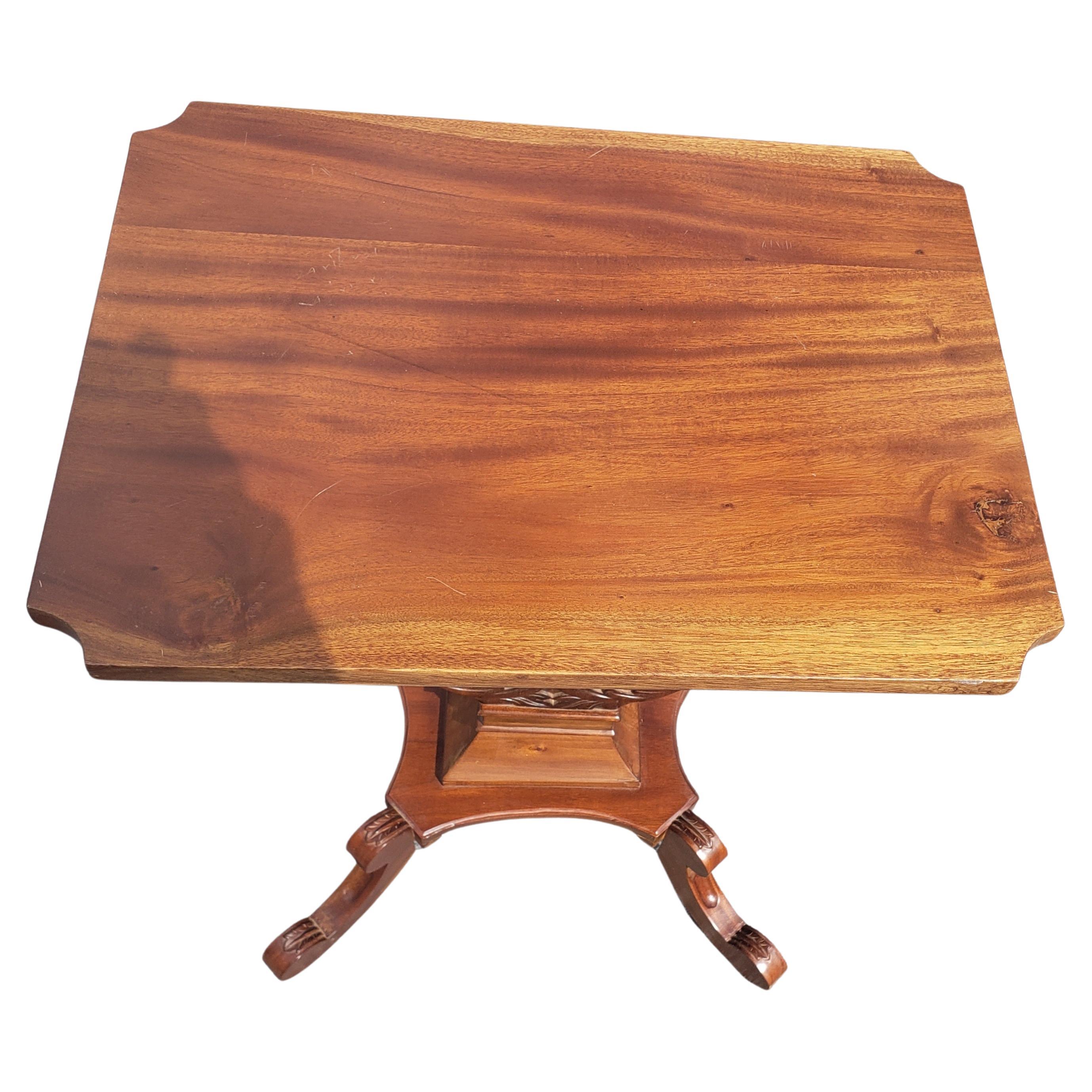 lyre table antique