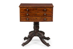 American Empire mahogany Side Table by Duncan Phyfe