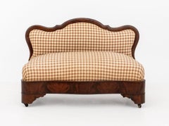 American Empire Mahogany Sofa