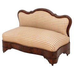 American Empire Mahogany Sofa
