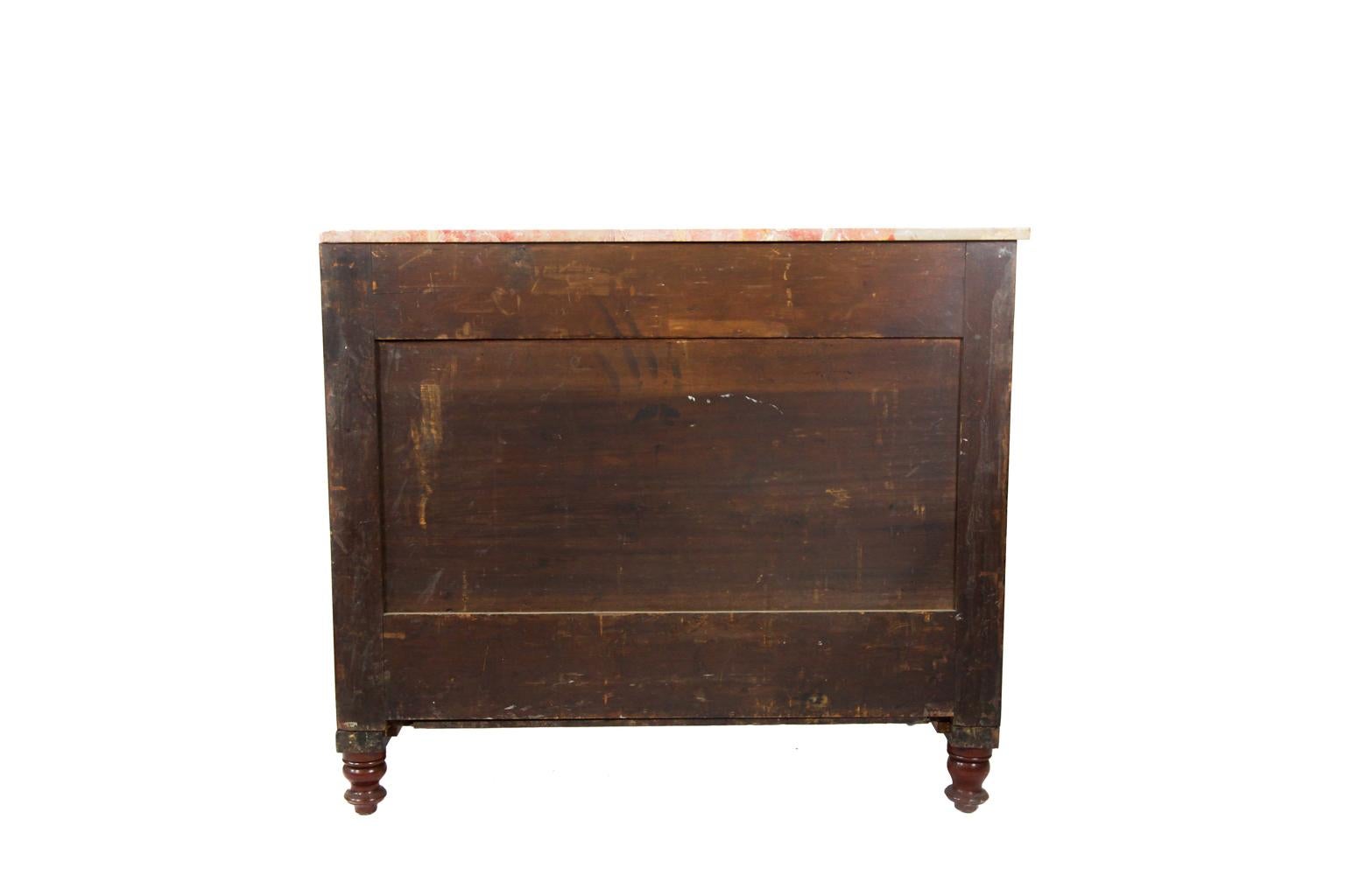 American Empire Marble Top Chest For Sale 2