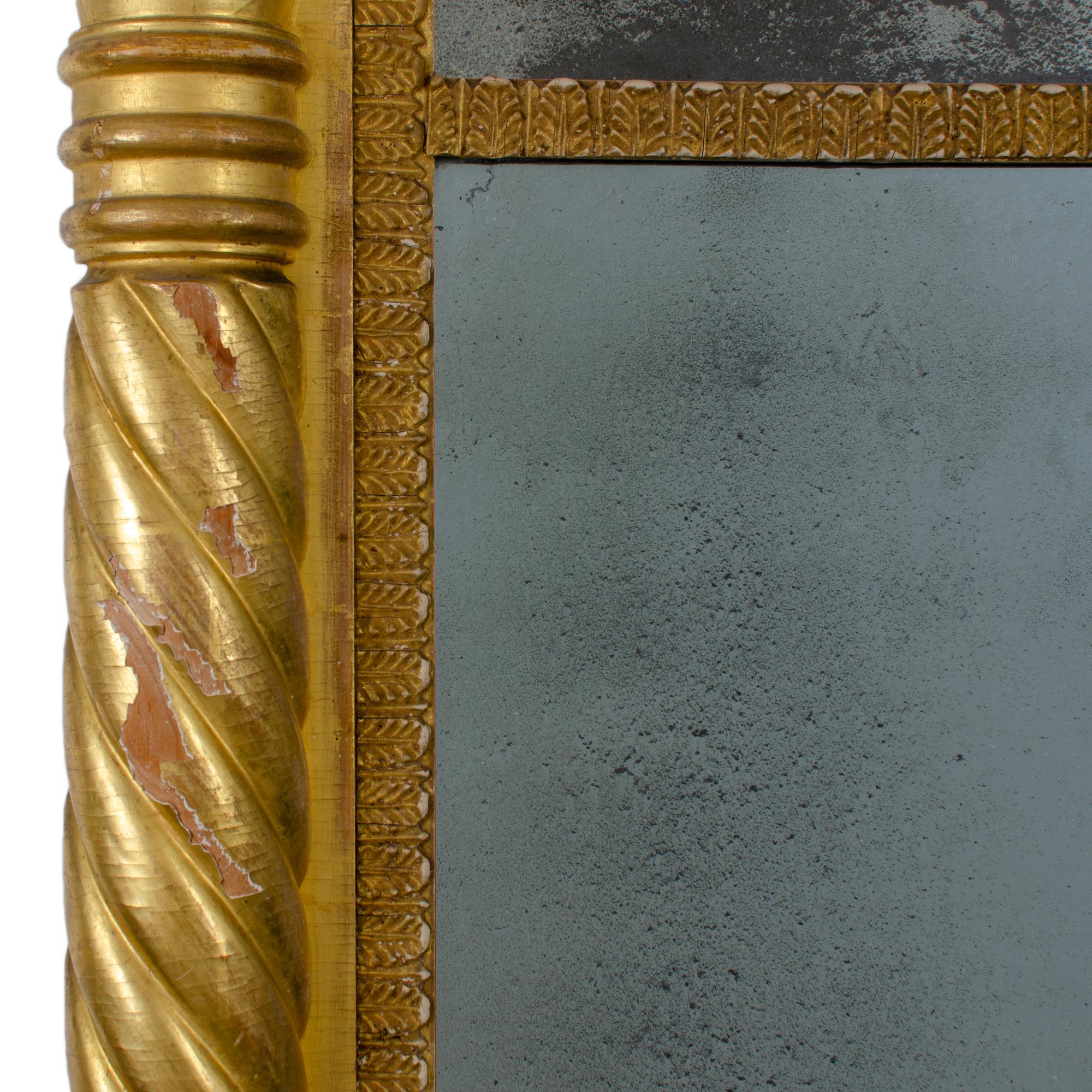 American Empire Pier Mirror, 19th Century For Sale 3