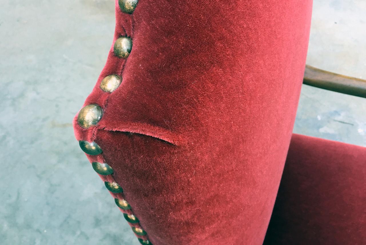 American Empire Style Armchair in Mahogany, c.1890 For Sale 6