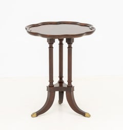 American Empire Style Mahogany Tripod Table