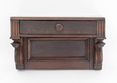 American Empire Style Mahogany Wall Console