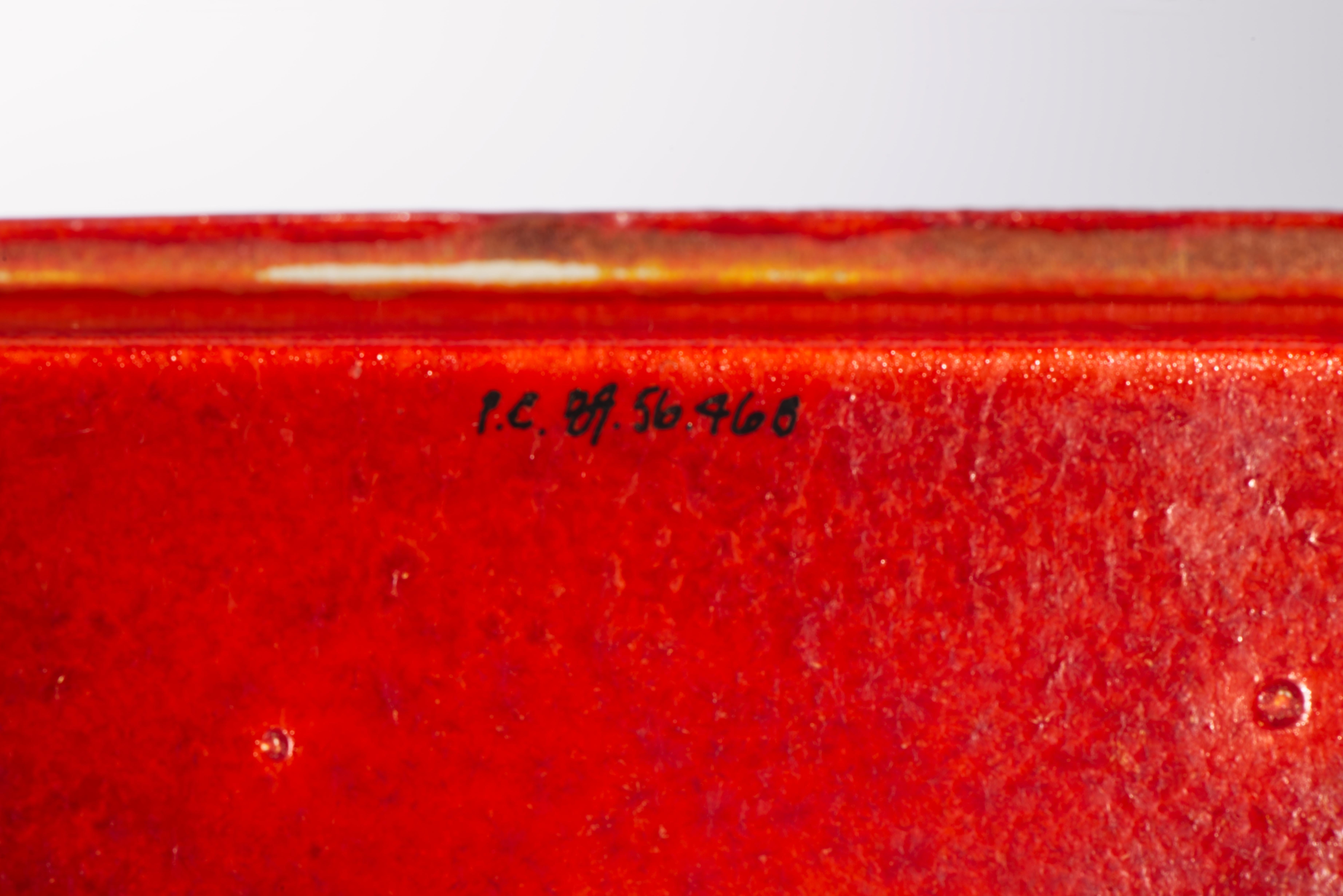 20th Century American Encaustic Co Ceramic Box attr. to Frederick Rhead, Strong Museum For Sale