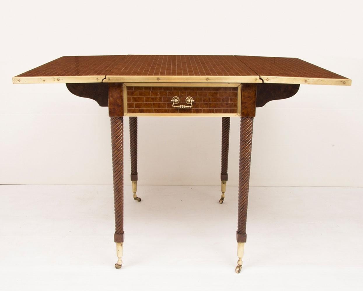 Polished American Extending Table by John Widdicomb