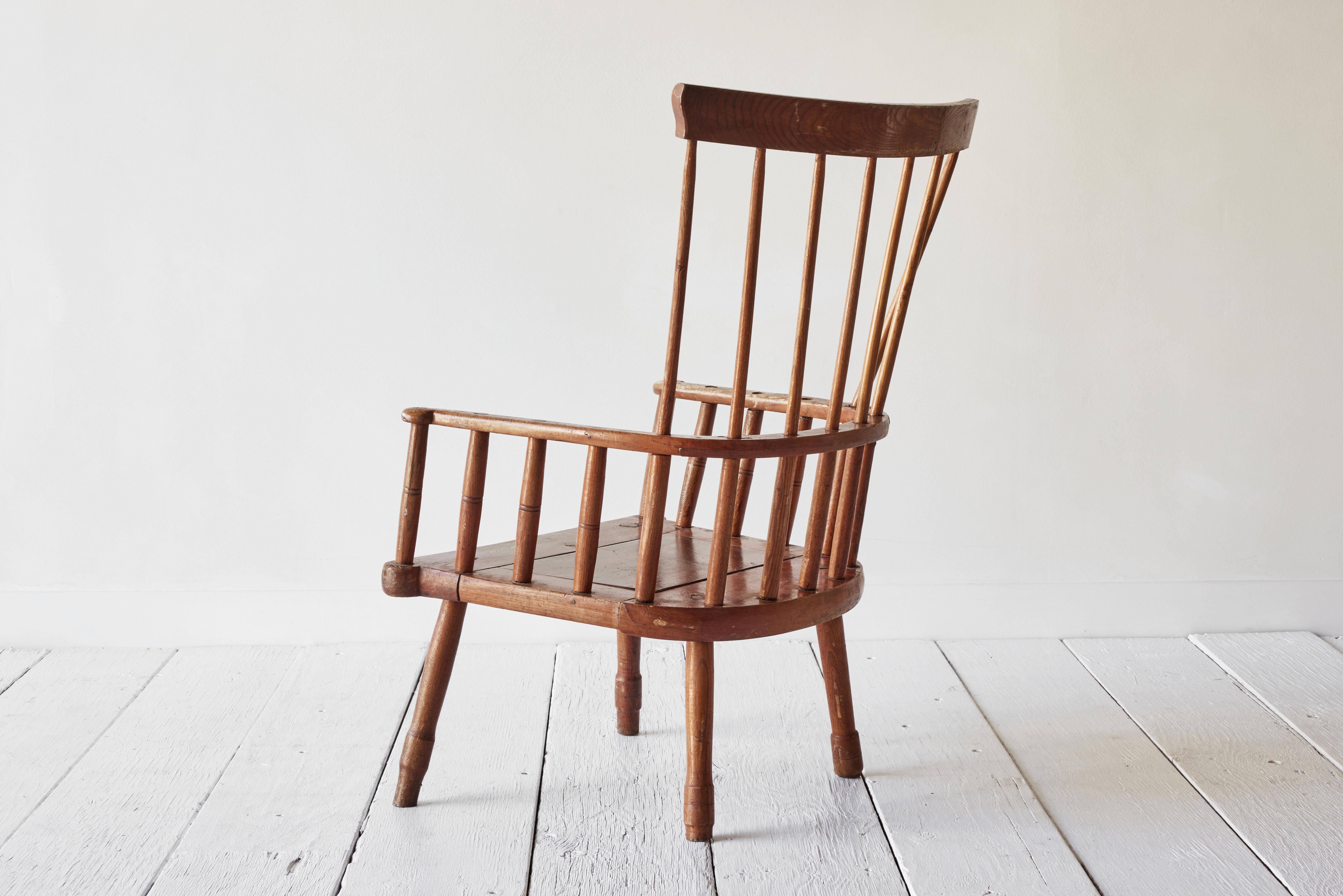 American Fan-Back Windsor Chair In Good Condition In Los Angeles, CA