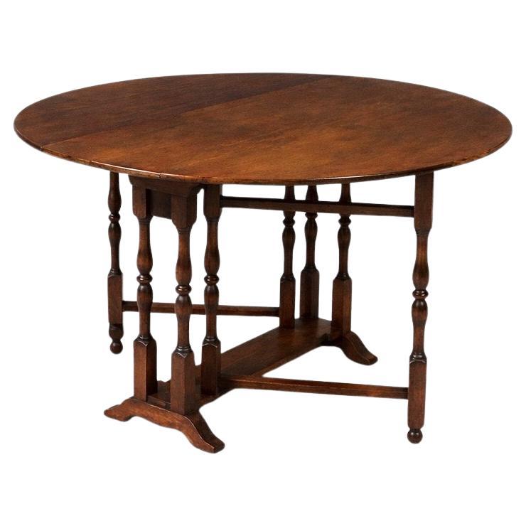 American Farmhouse Maple Drop-Leaf Dining Table