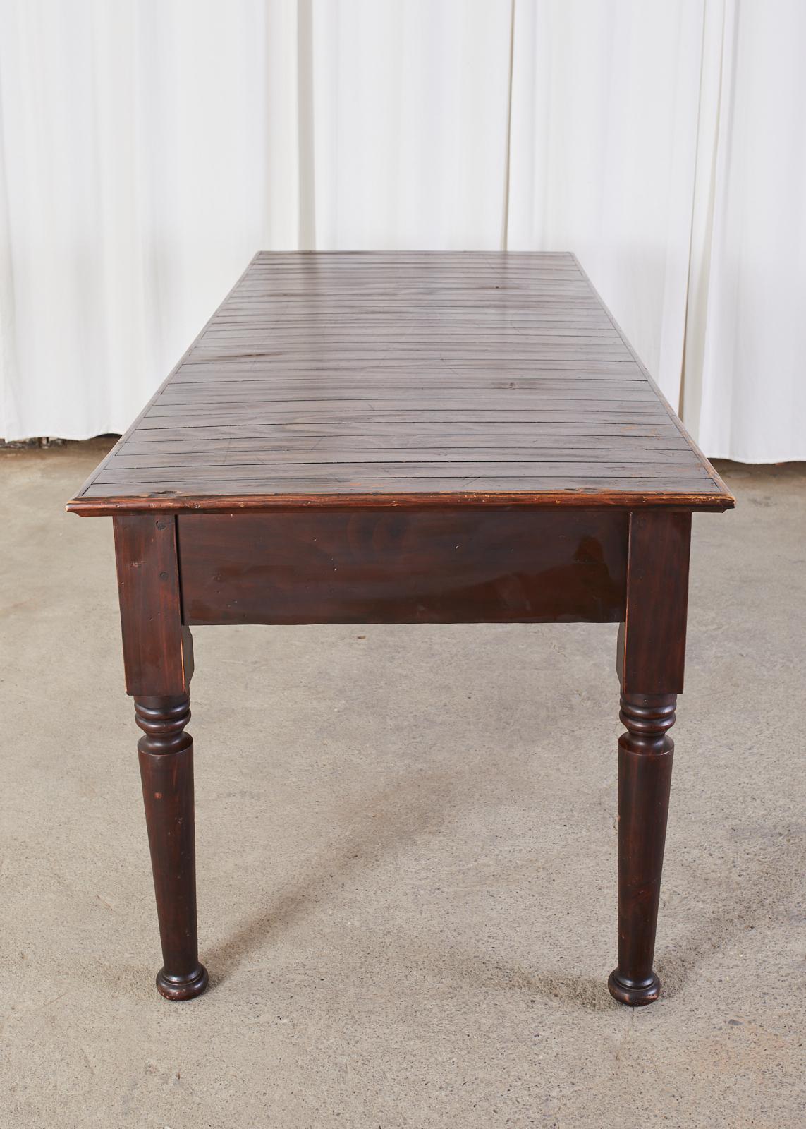 American Farmhouse Work Table for Abercrombie and Fitch 8