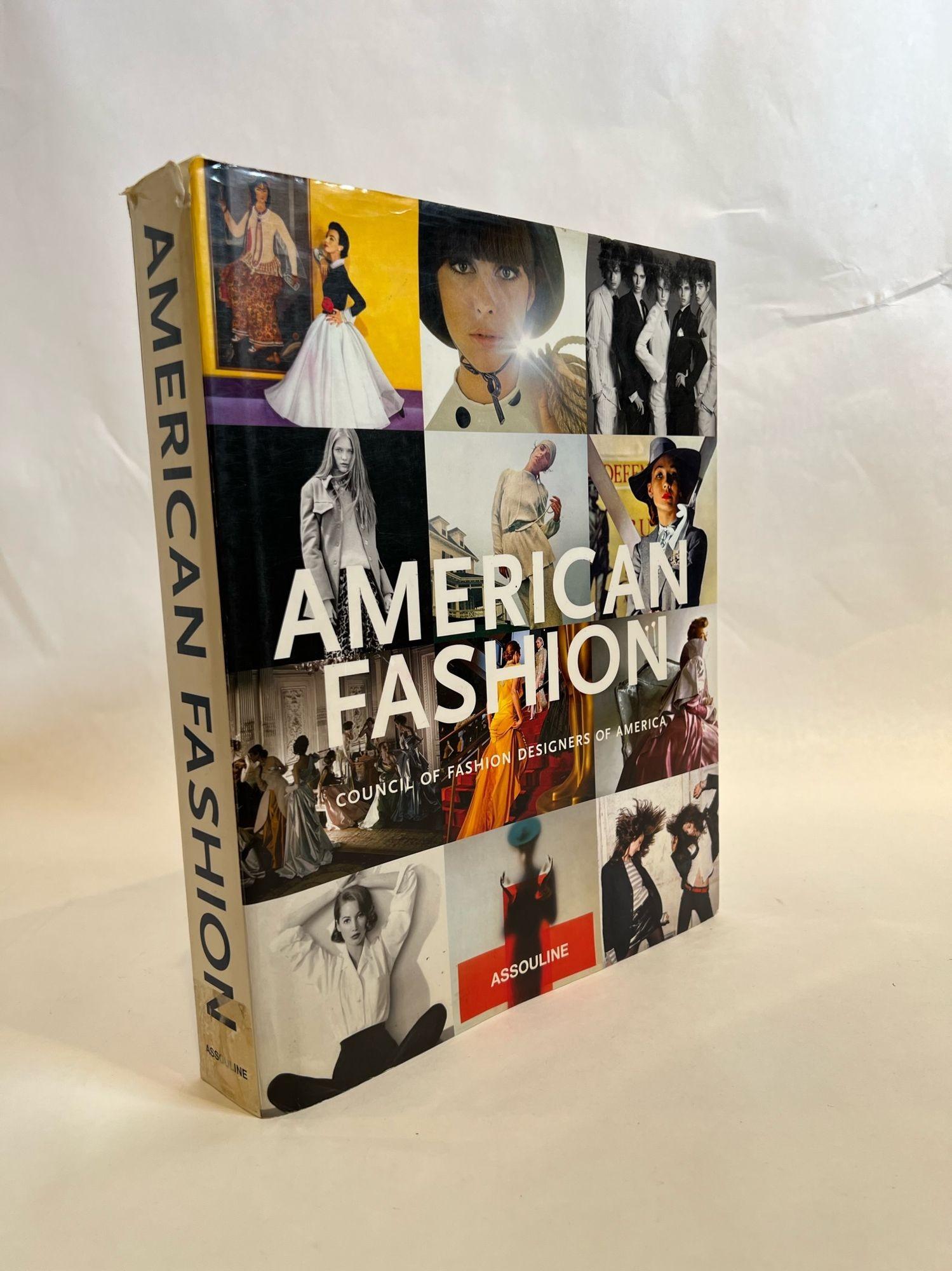 American Fashion Hardcover Coffee Table Book Assouline 2007.
American Fashion by Assouline, published in 2007 is a comprehensive and beautifully illustrated overview of the history of fashion in the United