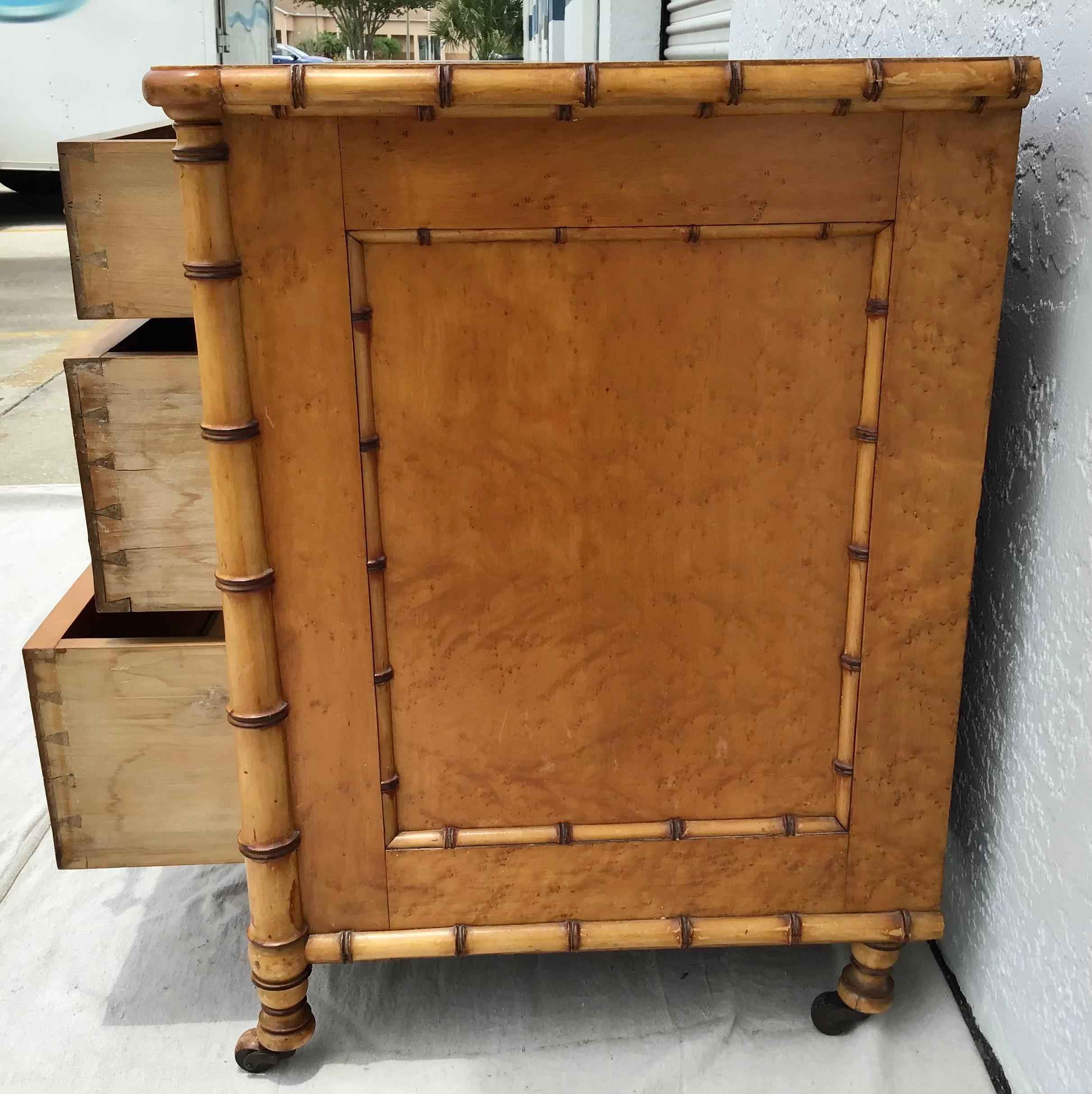 American Faux Bamboo Chest 5