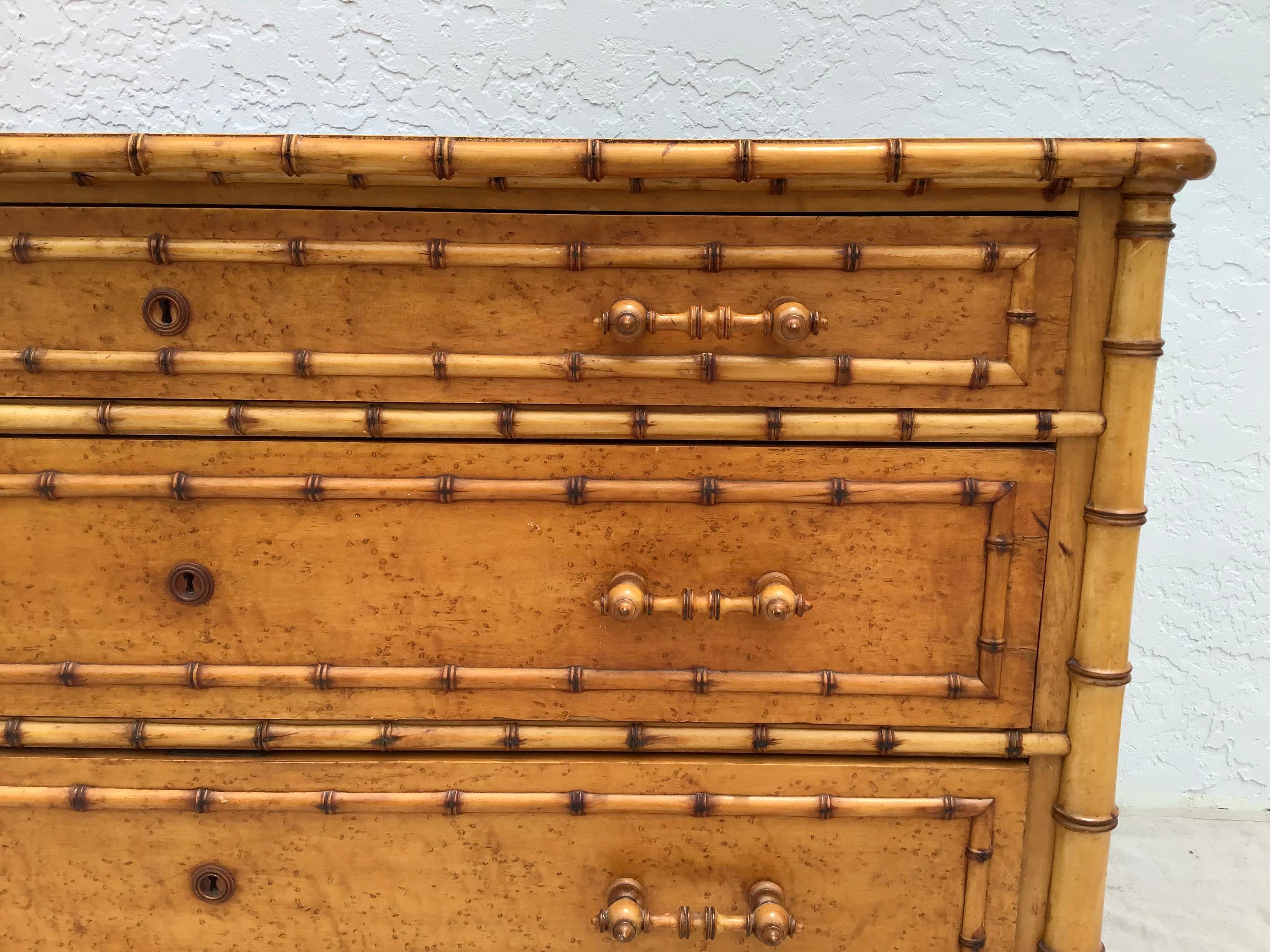 American Faux Bamboo Chest 2