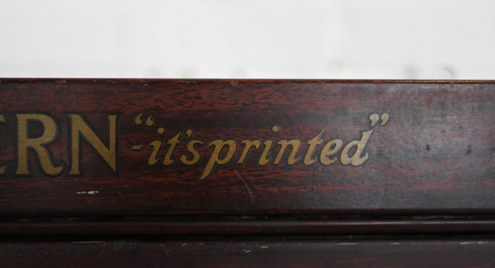 Industrial American Faux Wood Sewing Drawers, circa 1910