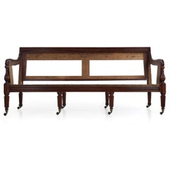 American Federal Carved Mahogany Sofa Attributed to William Camp, Baltimore