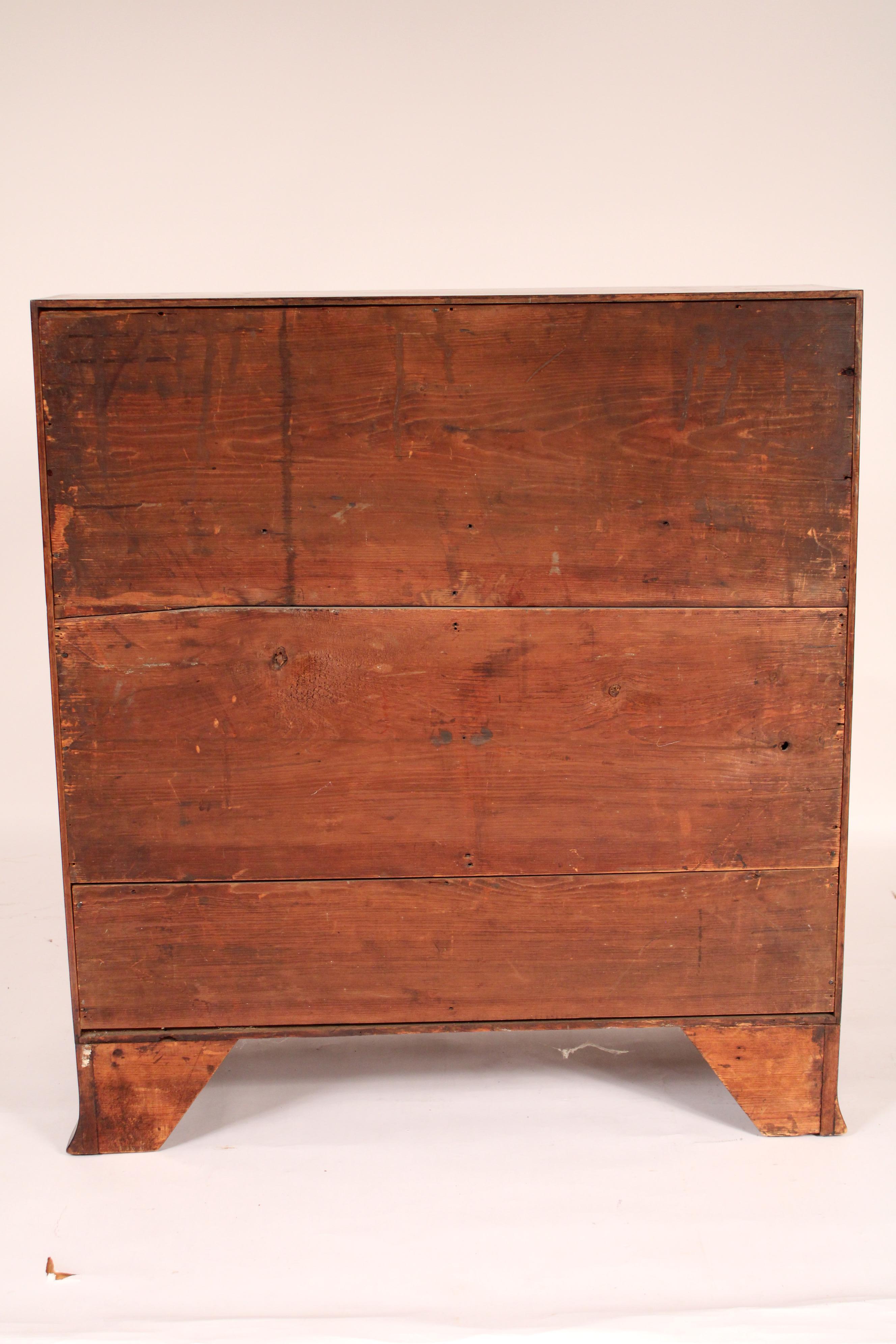 Amerikanischer Federal-Schreibtisch in Kirsche mit schräger Platte im Angebot 7