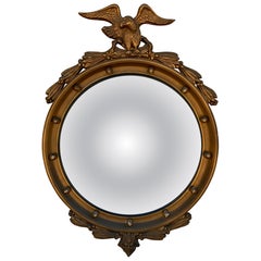 Specchio convesso American Feder Giltwood Eagle Bullseye