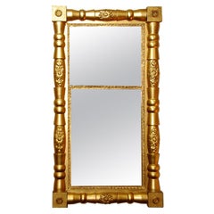 American Federal Gold Leaf Split Column Mirror