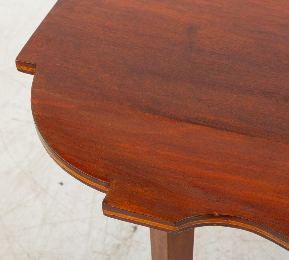 American Federal Inlaid Mahogany Card Table, 1800 For Sale 3