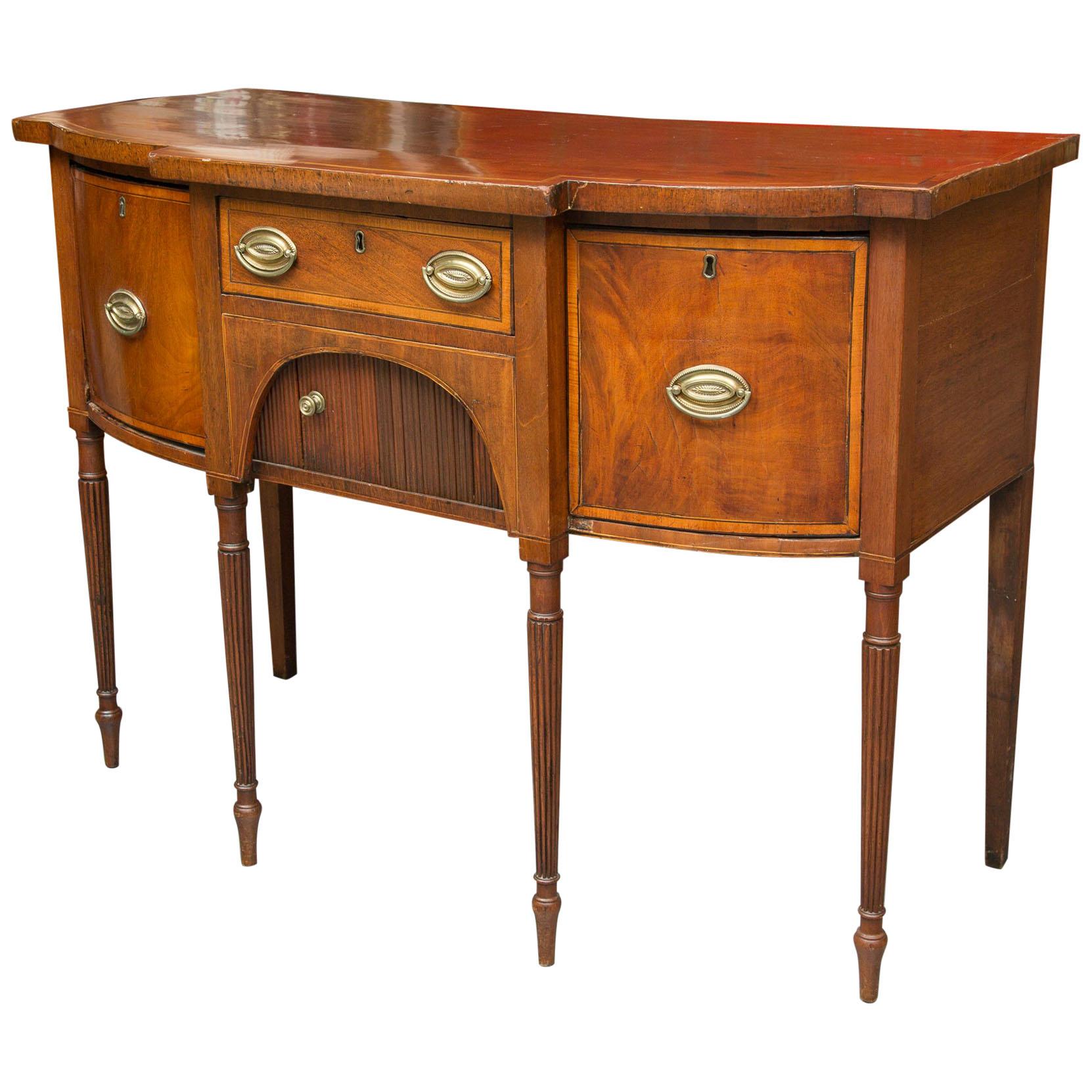 Amerikanisches Federal Sideboard aus Mahagoni mit Intarsien