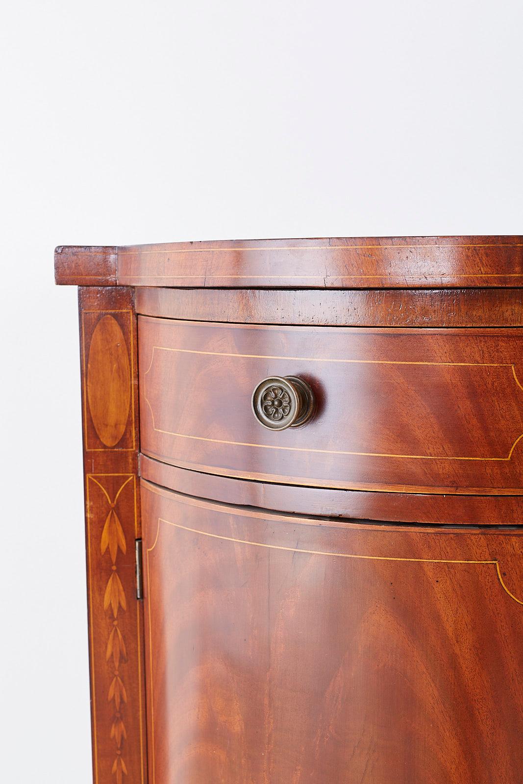 American Federal Mahogany Bow Front Sideboard 2