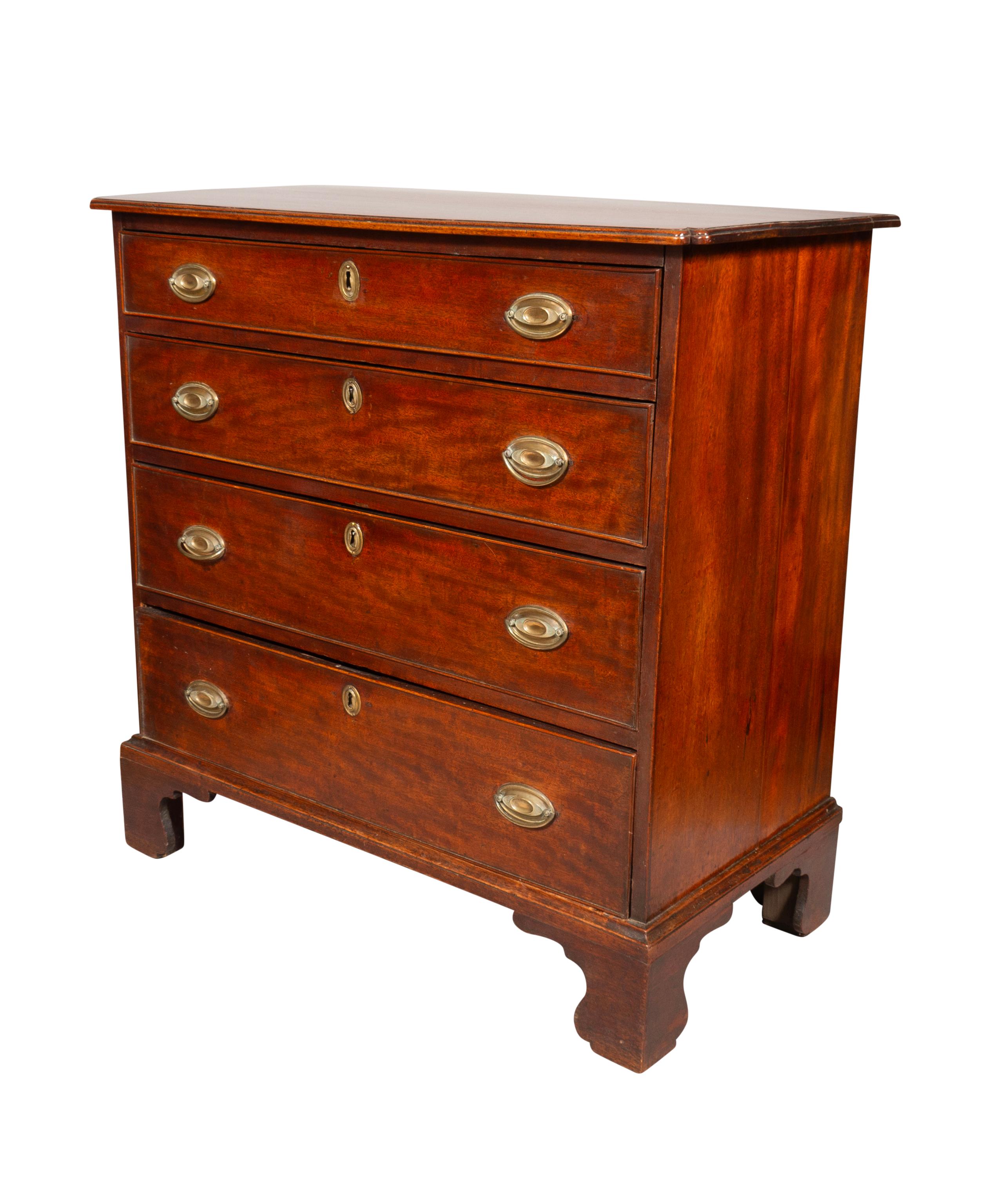 American Federal Mahogany Chest Of Drawers 5